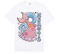 Mermaid At Heart Ocean Lover Coastal Beach Vibes Comfort Colors Adult Heavyweight T-Shirt