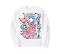 Mermaid At Heart Ocean Lover Coastal Beach Vibes Sweatshirt