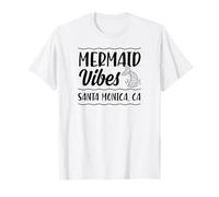 Mermaid Vibes Santa Monica California Meerjungfrauenschwanz T-Shirt
