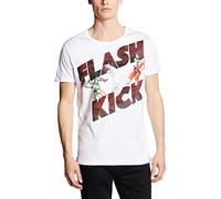 Meroncourt Herren Regular Fit T-Shirt Gr. L, Weiß (White)