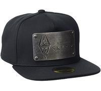 Meroncourt The Elder Scrolls Skyrim Dovakiin Baseballkappe mit Metall-Logo, Schwarz (schwarz), Einheitsgröße
