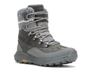 Merrel Winter-Wanderschuhe Siren 4 Thermo Mid Zip WP (Vollnarbenleder, wasserdicht) charcoalgrau Damen, Größe Euro (US) 38,5 (8)