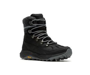 Merrel Winter-Wanderschuhe Siren 4 Thermo Mid Zip WP (Vollnarbenleder, wasserdicht) schwarz Damen, Größe Euro (US) 38,5 (8)