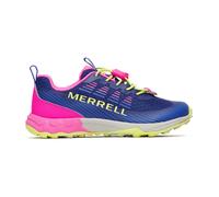 Merrell Agility Peak Grey/Lava (grau) - Sportschuh - Barfußschuhe KINDER, Grau für Kinder, blau, Größe 38 EU