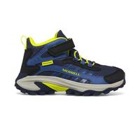 Merrell Baby im Freien Merrell Moab Speed 2 Mid A/C Wtpf Navy/Hi Viz UK 10 (Kid)