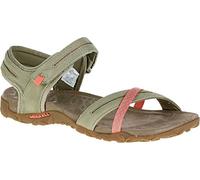 Merrell Damen Terran Cross Ii Flat Sandalen, Elfenbein (Putty), 40 EU
