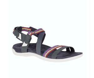 Merrell - District Mendi Backstrap - turbulence - Größe 37 - Damensandalen - weiches Fußbett