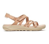 Merrell Sandale Harbor Backstrap (Vollnarbenleder) hellbraun/beige Damen, Größe Euro (US) 40 (9)