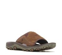 Merrell Herren Huntington Leather Slide Sandal, Braun, 43 EU