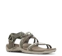 Merrell Sandale Terran 3 Cush Lattice Nubukleder olivegrün Damen, Größe Euro (US) 36 (6)