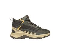 Merrell - Herren Wanderschuhe für GORE-TEX Tageswanderungen - Speed Strike 2 Mid Gtx Beluga für Herren aus Leder - Größe 43.5 - Khaki Khaki 43.5