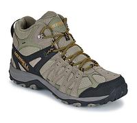 Wanderschuh MERRELL "ACCENTOR 3 MID WP", Gr. 43, braun (pecan), Leder, Textil, sportlich, Schuhe, wasserdicht (82545303-43) pecan