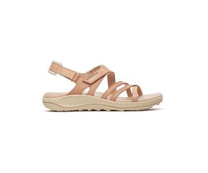 Merrell Leder-Sandalen "Harbor Backstrap" in Beige - Größe 37 | Damen Sandalen