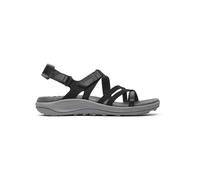 Merrell Sandale Harbor Backstrap Vollnarbenleder Schwarz Damen Größe 37 EU