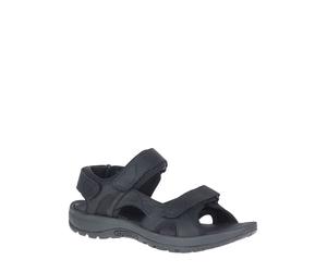 Merrell Leder-Trekkingsandalen "Sandspur 2" in Schwarz - Größe 46 | Herrenschuhe Outdoorschuhe