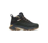 Merrell Leder-Trekkingschuhe "Moab Speed 2 Mid" in Schwarz - Größe 42,5 | Damen Outdoor Sport Schuhe