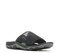 Merrell Men's, Huntington Leather Slide Sandal, Schwarz Leder, 49 EU