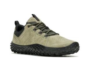 Merrell Minimal-Laufschuhe Wrapt olivegrün/schwarz Herren, Größe Euro (US) 43,5 (9,5)