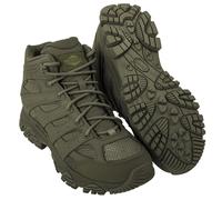 Merrell Tactical MOAB 3 Tactical Mid Waterproof Einsatzschuhe dark oliv, Größe 43, Textil / Leder