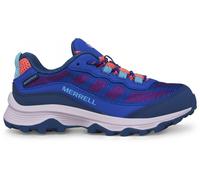 Merrell Moab Speed Low Waterproof Kids blue/berry/turq - Größe 33 Kinder