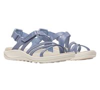 Merrell Sandale Harbor Backstrap (Vollnarbenleder) blau/beige Damen, Größe Euro (US) 38 (7)