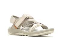 Merrell Sandale Terran 4 Backstrap (Vollnarbenleder, Klettverschluss) silber/beige Damen, Größe Euro (US) 40 (9)