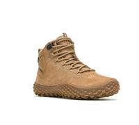 Merrell Sneaker Wrapt Mid WP (Minimal-Laufschuhe, Leder, wasserdicht) tobaccobraun Damen, Größe Euro (US) 40,5 (9,5)