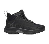 Wanderschuh MERRELL "SPEED STRIKE 2 MID GORE-TEX", Herren, Gr. 47, schwarz, Synthetik, Schuhe Wanderschuh, wasserdicht dank Gore-Tex Membrane (67308537-47) schwarz