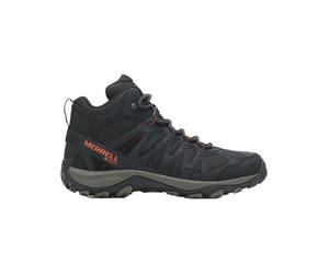 Merrell - Tageswanderschuhe mit GORE-TEX - Accentor 3 Sport Mid Gtx Black/Tangerine für Herren aus Leder - Größe 43,5 - schwarz schwarz 43.5