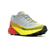 Merrell Trail-Laufschuhe Agility Peak 5 (angenehmer Tragekomfort, Rock Plate) grau/gelb/rot Herren, Größe Euro (US) 44,5 (10,5)