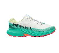 Merrell Trail-Laufschuhe Agility Peak 5 (angenehmer Tragekomfort, Rock Plate) weiss/türkis Herren, Größe Euro (US) 43,5 (9,5)