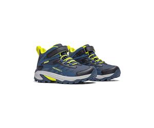 Merrell Trekkingschuhe "Moab Speed 2" in Dunkelblau - Größe 34 | Kinder Outdoor Sport Schuhe