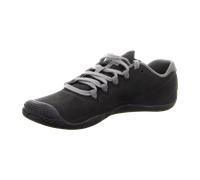 Merrell Damen Sportliche Halbschuhe Wanderschuhe Vapor Glove 3 Luna LTR Barefoot J003422 Schwarz Black/Charcoal Leder mit Vibram, Groesse:36 EU