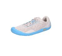 Merrell Vapor Glove 6 Oyster/Atoll (Beige/Blau) - sportlicher Schnürschuh - Barfußschuhe DAMEN, Beige für Damen, weiß, Größe 40 EU