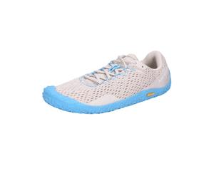 Merrell Vapor Glove 6 Oyster/Atoll (Beige/Blau) - sportlicher Schnürschuh - Barfußschuhe DAMEN, Beige für Damen, weiß, Größe 40 EU