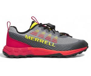 Merrell Wanderschuhe Agility Peak (All-Terrain, Schnellschnürsystem) grau/lavarot Jungen, Größe Euro (US) 37