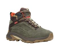 Merrell Wanderschuhe Moab Speed 2 Leather MID WP (Nubukleder, wasserdicht) olivegrün Herren, Größe Euro (US) 43 (9)