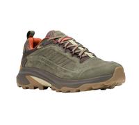 Merrell Wanderschuhe Moab Speed 2 Leather WP (Nubukleder, wasserdicht) olivegrün Herren, Größe Euro (US) 43,5 (9,5)