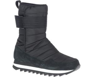 Merrell Winterstiefel Alpine Tall Strap Polar (wasserdicht) schwarz Damen, Größe Euro (US) 38,5 (8)