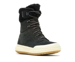 Merrell Winterstiefel Marquette Thermo Tall Zip Waterproof (Veloursleder, wasserdicht) schwarz Damen, Größe Euro (US) 42 (10,5)