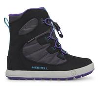 Merrell Winterstiefel Snow Bank 4.0 WTRPF (wasserdicht, warm) schwarz/purple Mädchen, Größe Euro (US) 30 (12)