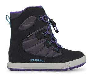 Merrell Winterstiefel Snow Bank 4.0 WTRPF (wasserdicht, warm) schwarz/purple Mädchen, Größe Euro (US) 36 (5)
