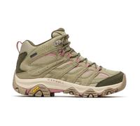 Wanderschuh MERRELL "MOAB 3 MID GORE-TEX", Damen, Gr. 42, olivine, Leder, Schuhe Wanderschuh, wasserdicht dank Gore-Tex Membrane (82474605-42) olivine