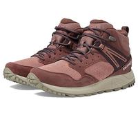 Merrell Wanderstiefel Wildwood Mid Leather Damen, Leder, wasserdicht, Marron/Burlwood, 37 EU