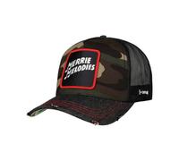 Capslab Truckercap Merrie Melodies Looney Tunes Denim Camouflage Grün/Schwarz Verstellbar One-Size