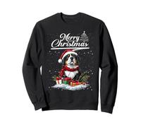 Merry Christmas Bernese Mountain Dog Santa Dog Lovers Xmas Sweatshirt