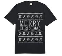 Merry Christmas Strick-Effekt (White Print Edition) Comfort Colors Adult Heavyweight T-Shirt