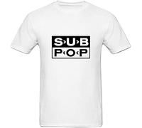 Merry Emperor Herr anpassad sub pop Logo O-Hals t-Shirt XL White