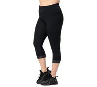 Große Größen Capri Leggings mit Spitze aus Viskose MS10-452 Schwarz 7XL 7XL Schwarz