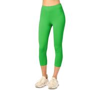 Merry Style Damen 3/4 Leggings Capri Leggings Damen Capri Sportleggings MS10-199 (Grün,L)
